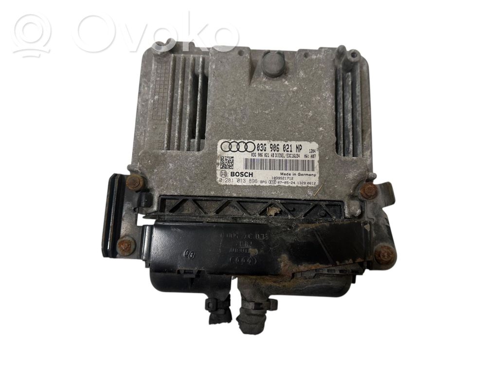 Engine control unit/module   03G906021AB,03G906021NP,0281013896