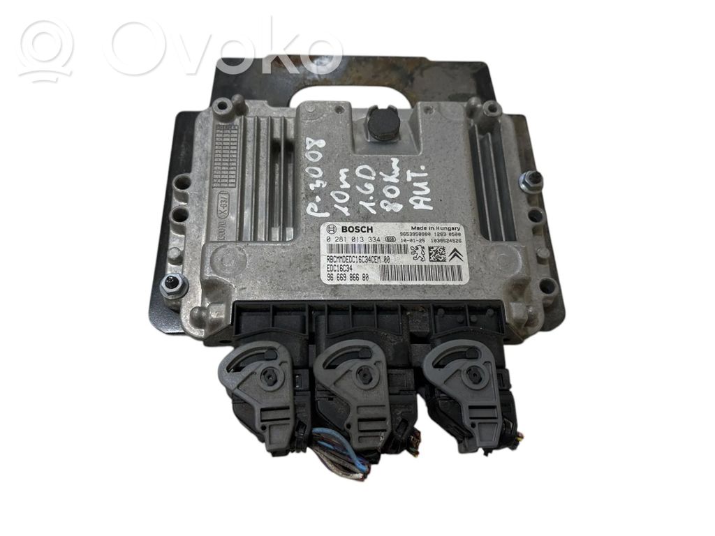 Peugeot 3008 I Engine control unit/module 