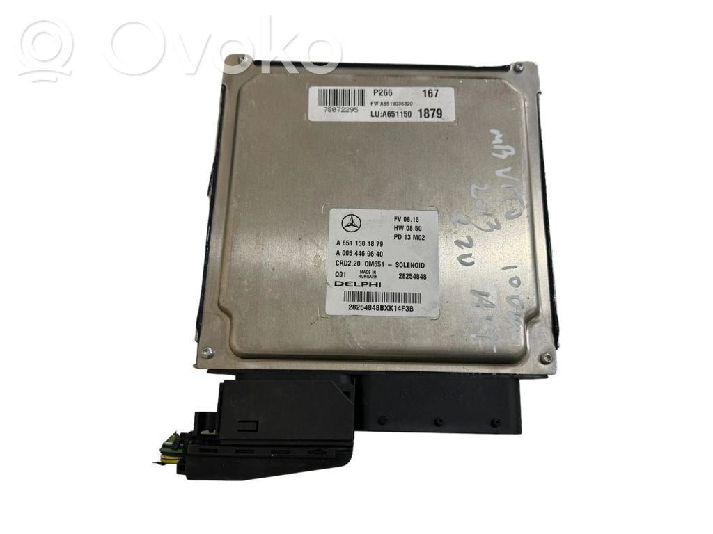 Mercedes-Benz Vito Viano W639 Sterownik / Moduł ECU 