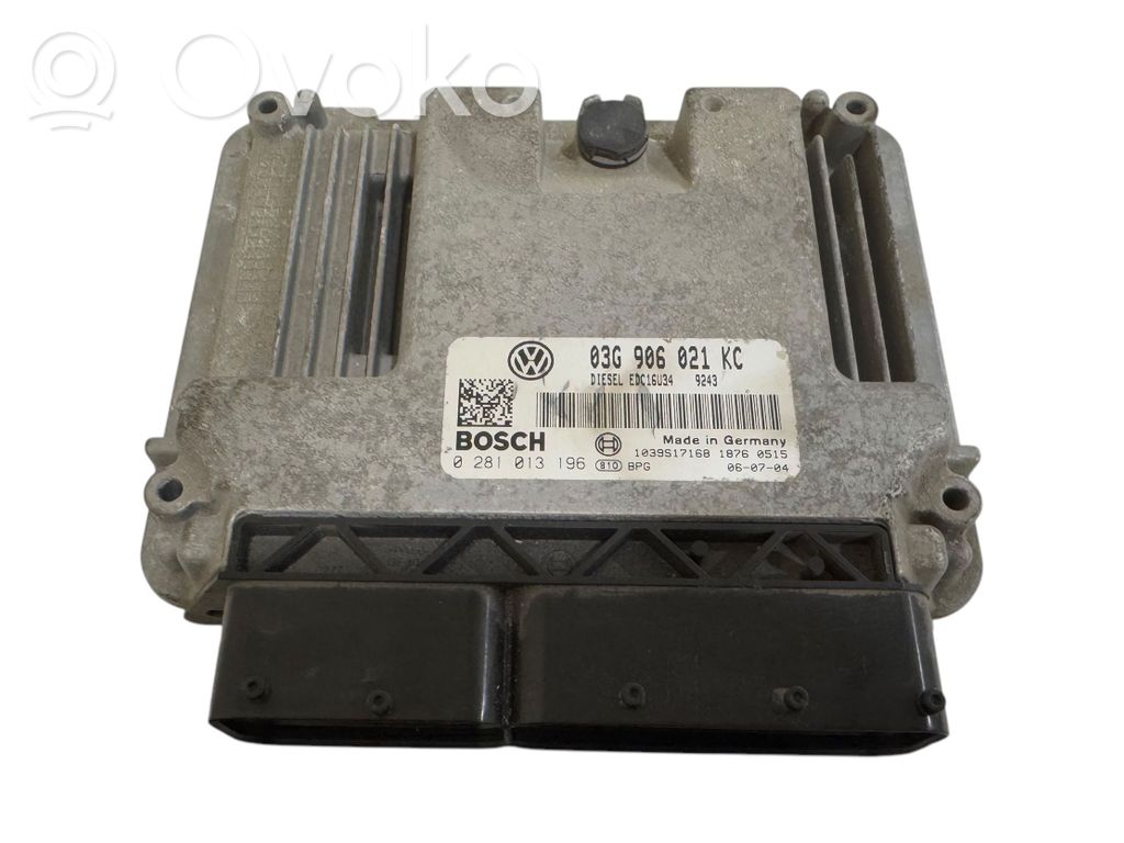 Volkswagen Touran I Engine control unit/module 