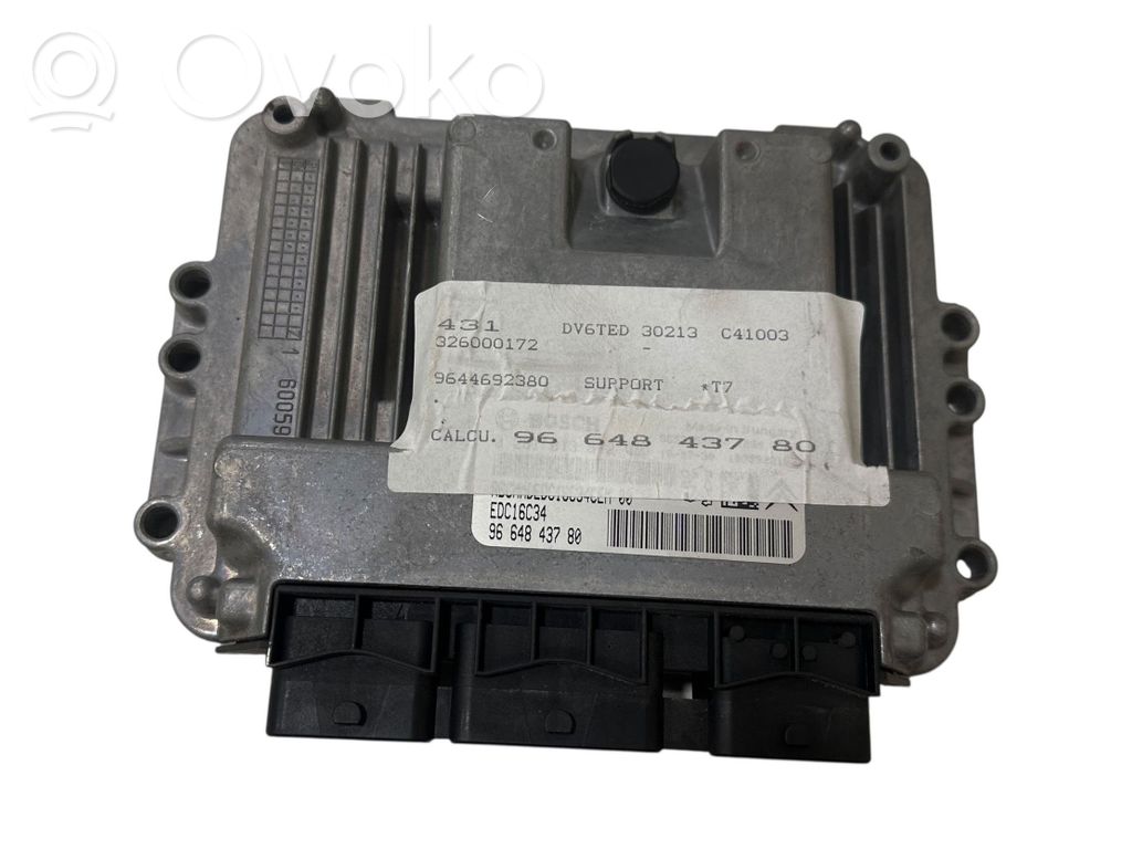 Peugeot 308 Engine control unit/module 