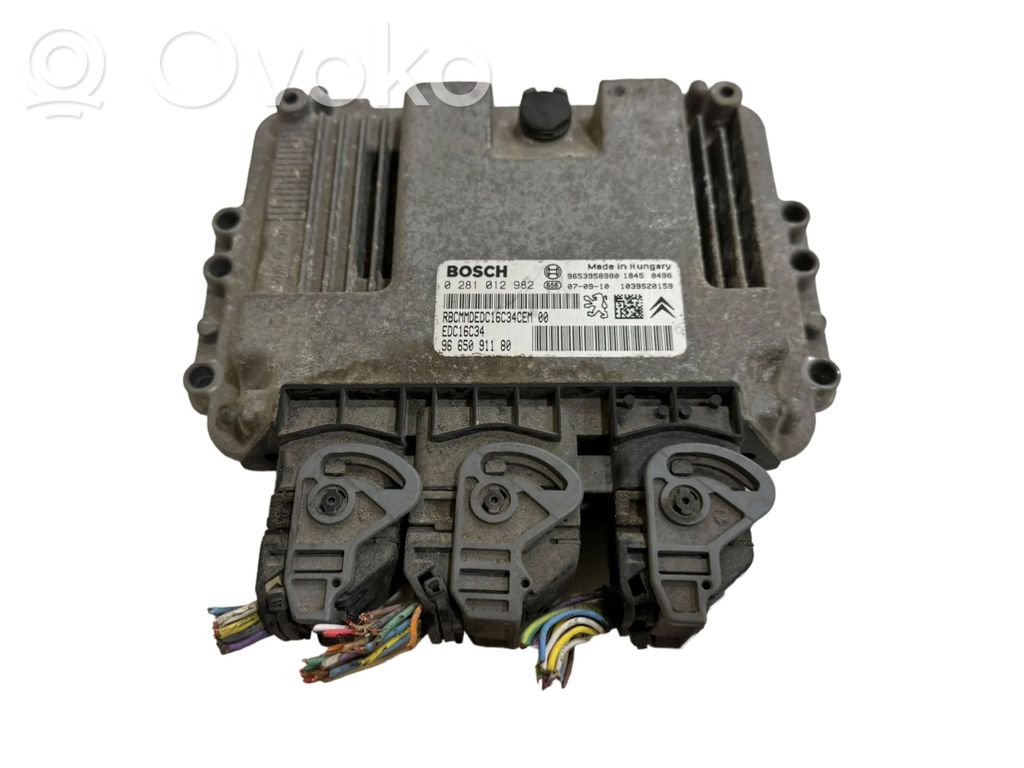 Citroen Jumpy Engine control unit/module 