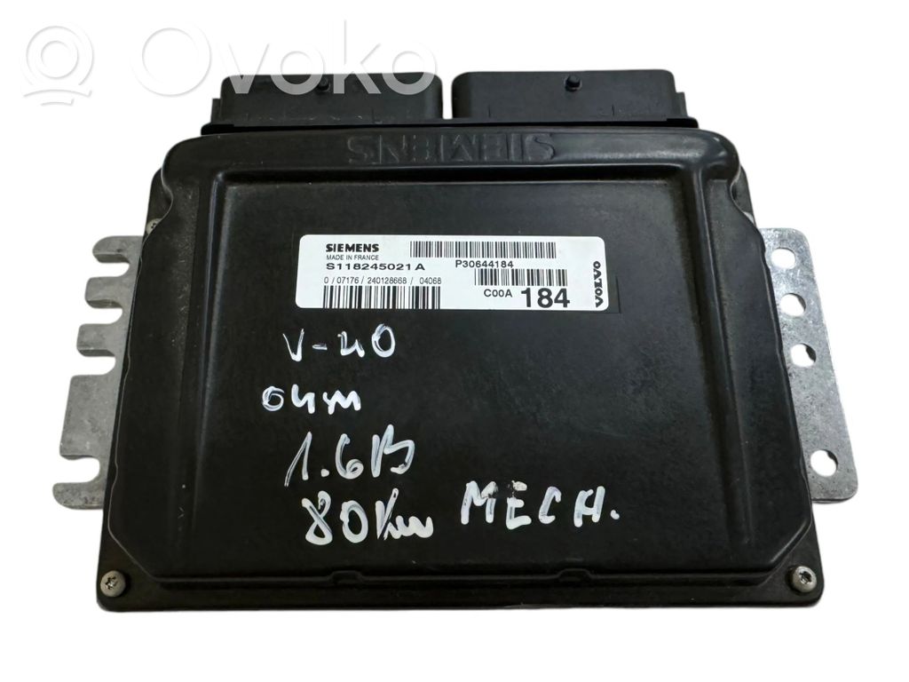 Volvo S40, V40 Unidad de control/módulo del motor 