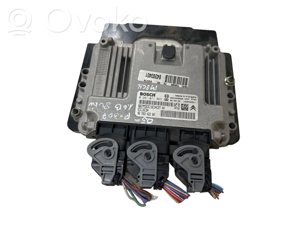 Peugeot 307 Engine control unit/module 