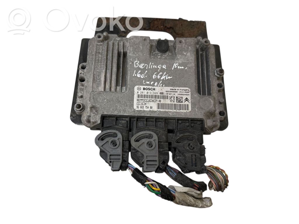Citroen Berlingo Engine control unit/module 