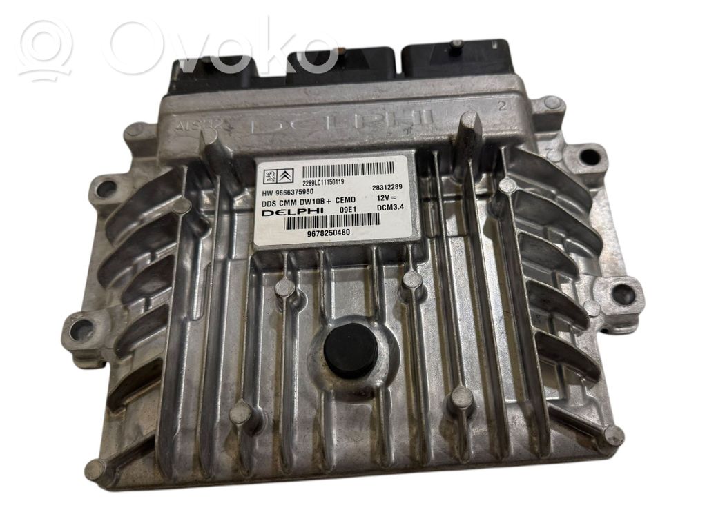 Peugeot 508 Engine control unit/module 