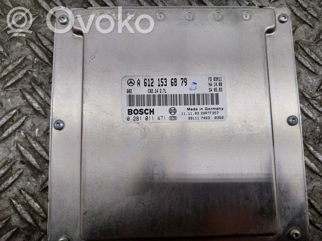 Mercedes-Benz C W203 Engine control unit/module 