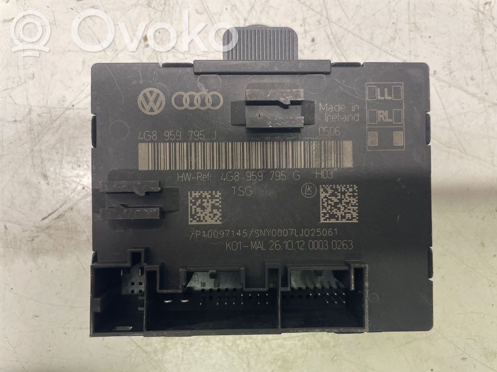 Audi A6 S6 C7 4G Door control unit/module 
