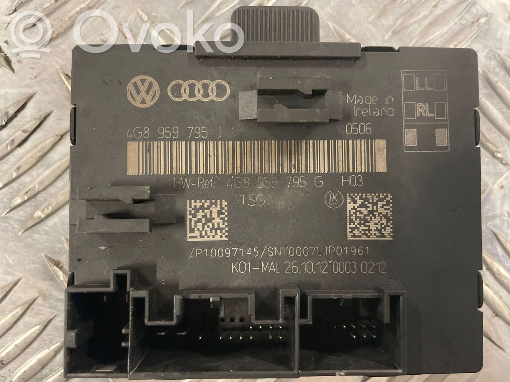 Audi A6 S6 C7 4G Door control unit/module 