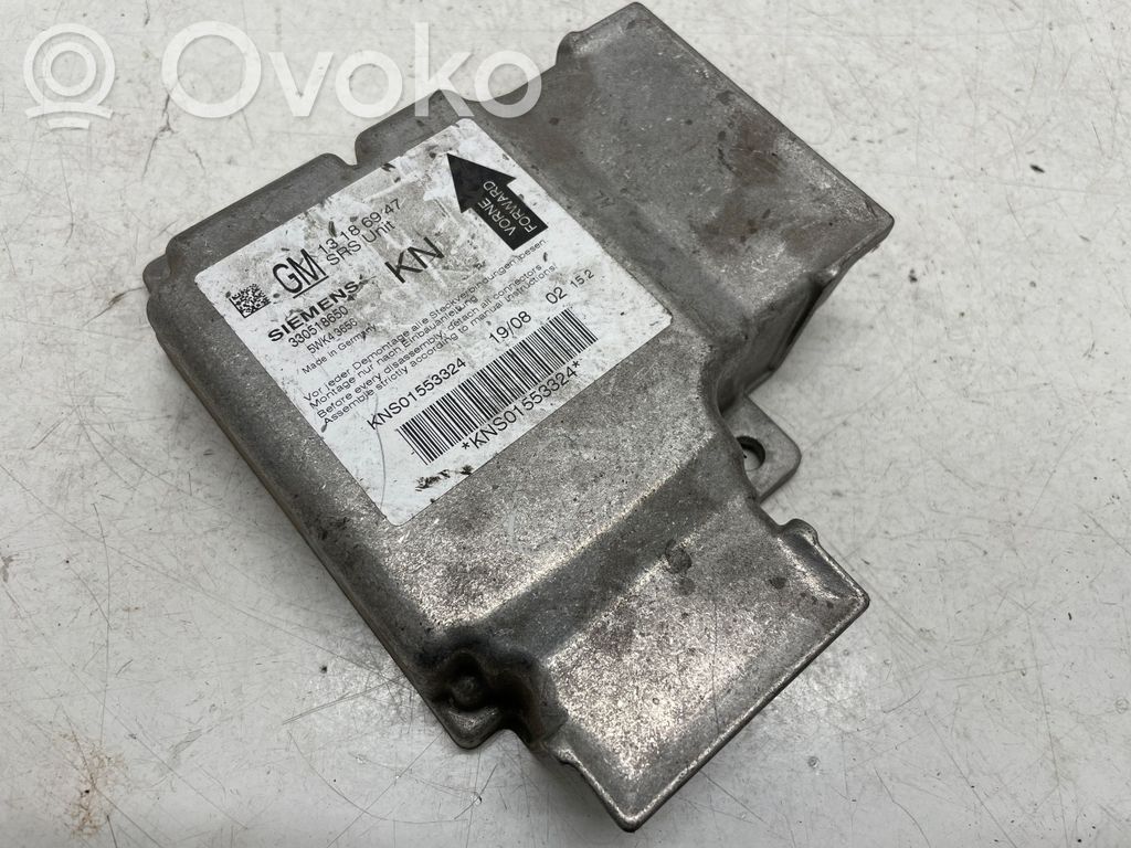 Opel Vectra C Airbag control unit/module 