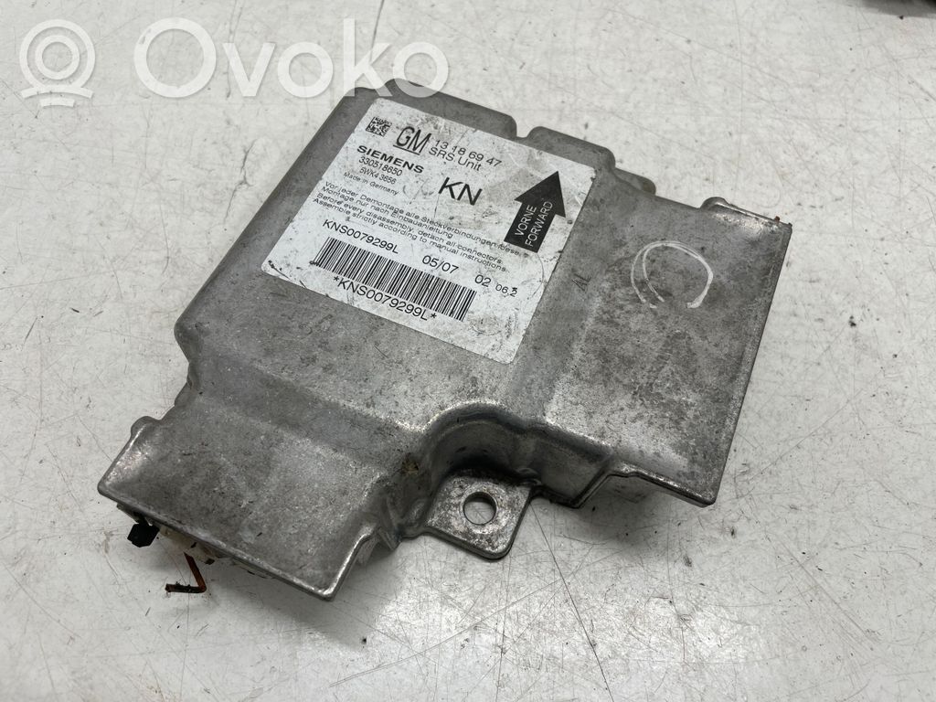 Opel Vectra C Airbag control unit/module 