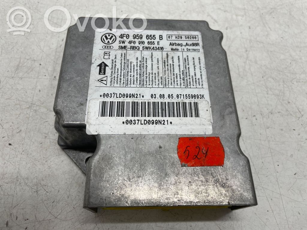 Volkswagen PASSAT B6 Airbag control unit/module 
