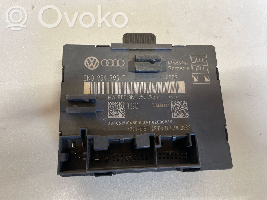 Audi A4 S4 B8 8K Door control unit/module 