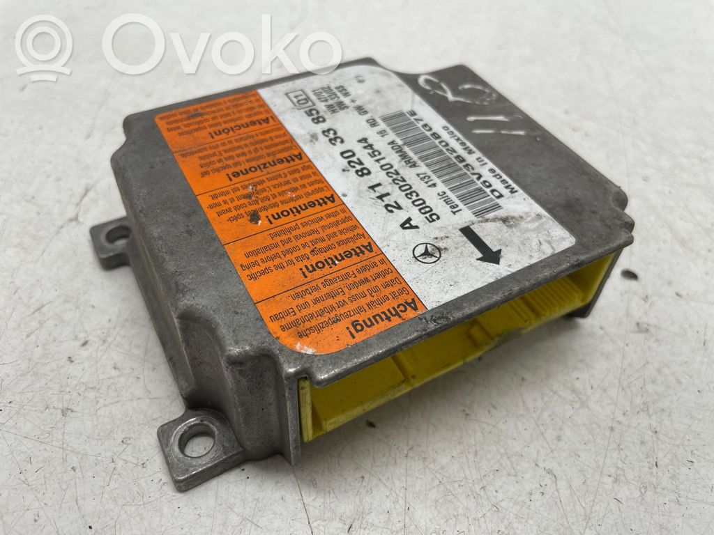 Mercedes-Benz E W211 Airbag control unit/module 