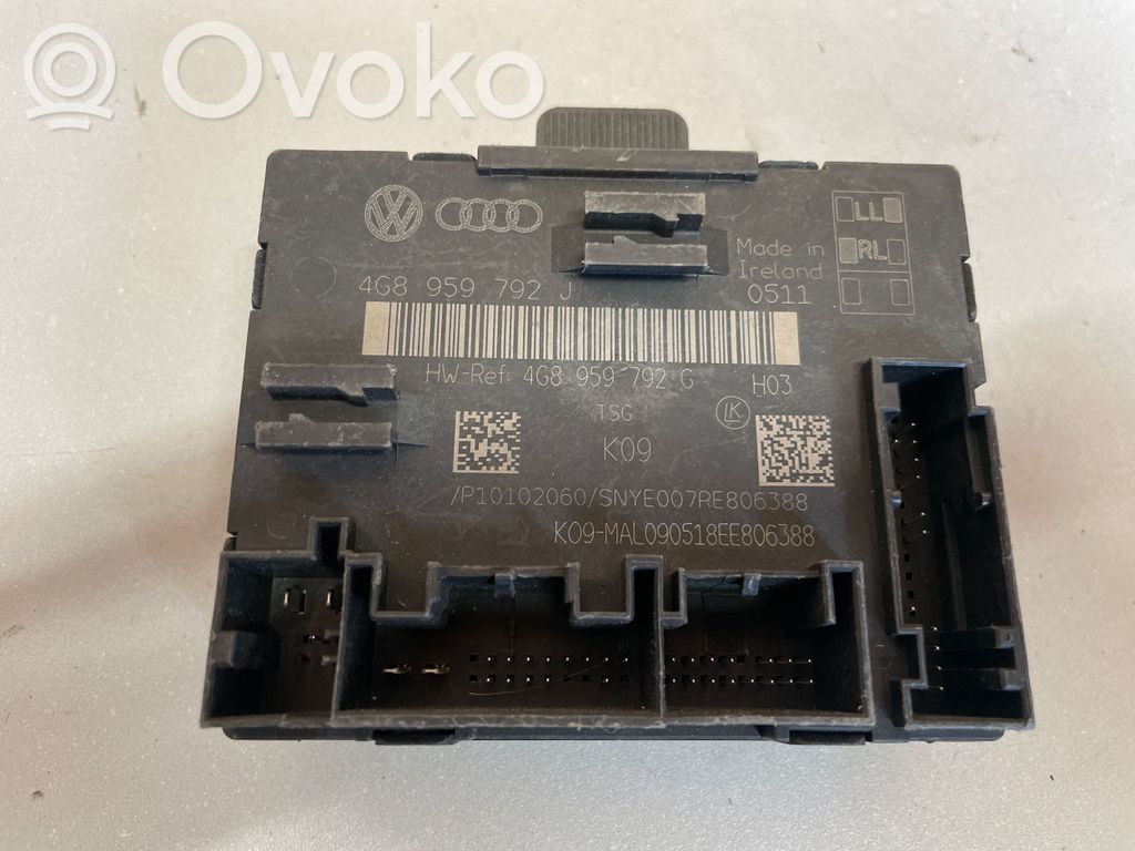 Audi A6 S6 C7 4G Door control unit/module 