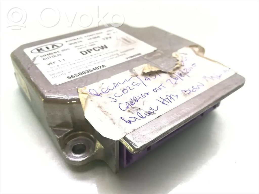 KIA Sorento Airbag control unit/module 
