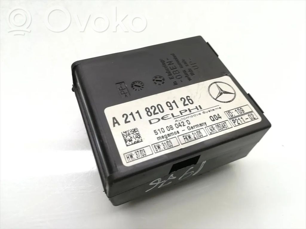 Mercedes-Benz C W203 Unidad de control/módulo de alarma 