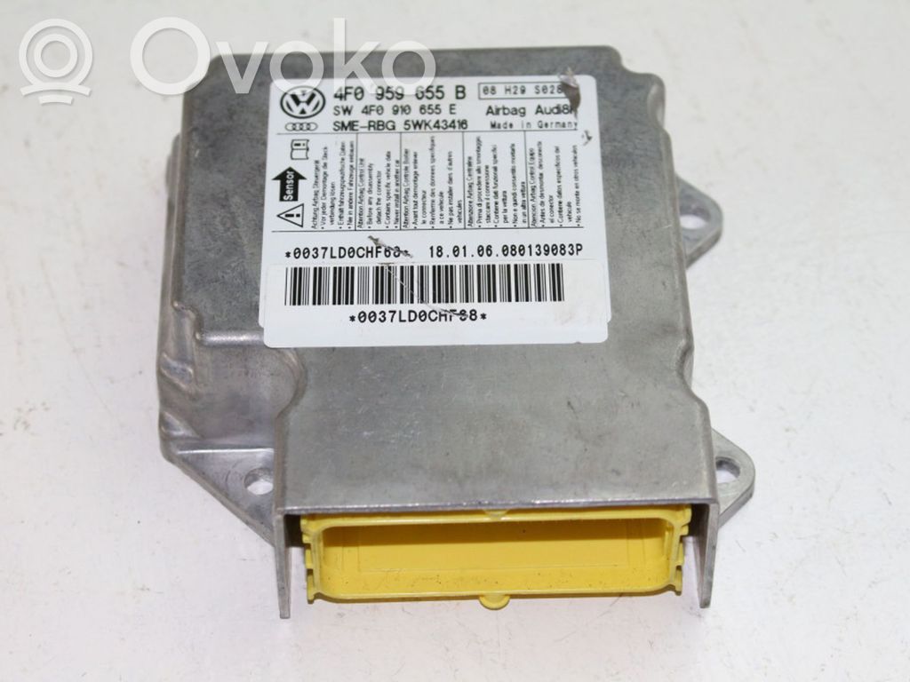 Audi A6 S6 C6 4F Airbag control unit/module 