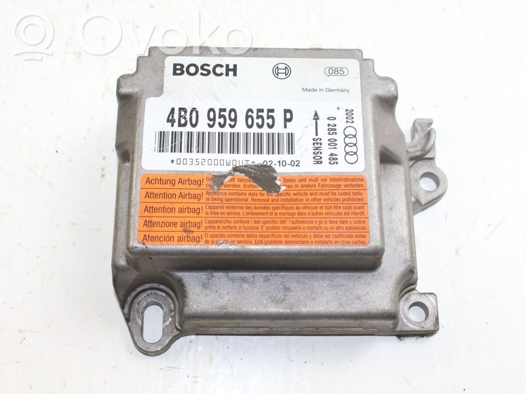 Audi A6 S6 C5 4B Airbag control unit/module 