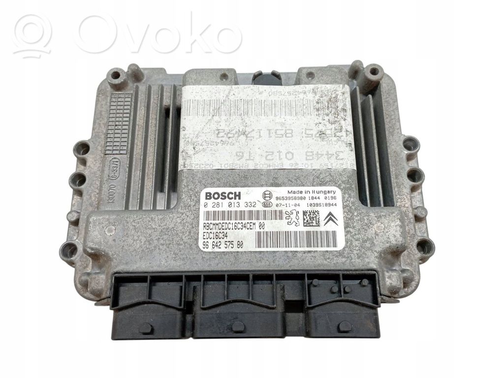 Peugeot 307 Engine control unit/module 