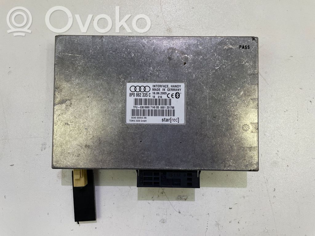 Audi A4 S4 B7 8E 8H Bluetooth modulis 