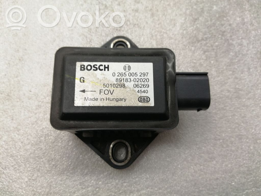 Toyota Corolla Verso AR10 ESP acceleration yaw rate sensor 