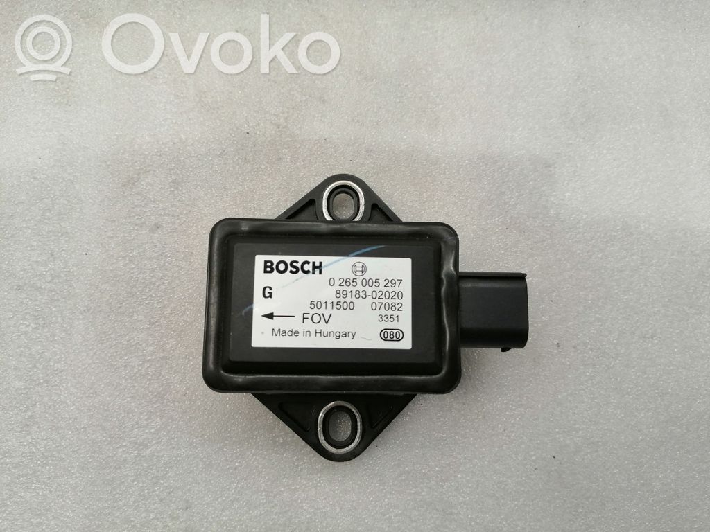 Toyota Corolla Verso AR10 ESP acceleration yaw rate sensor 
