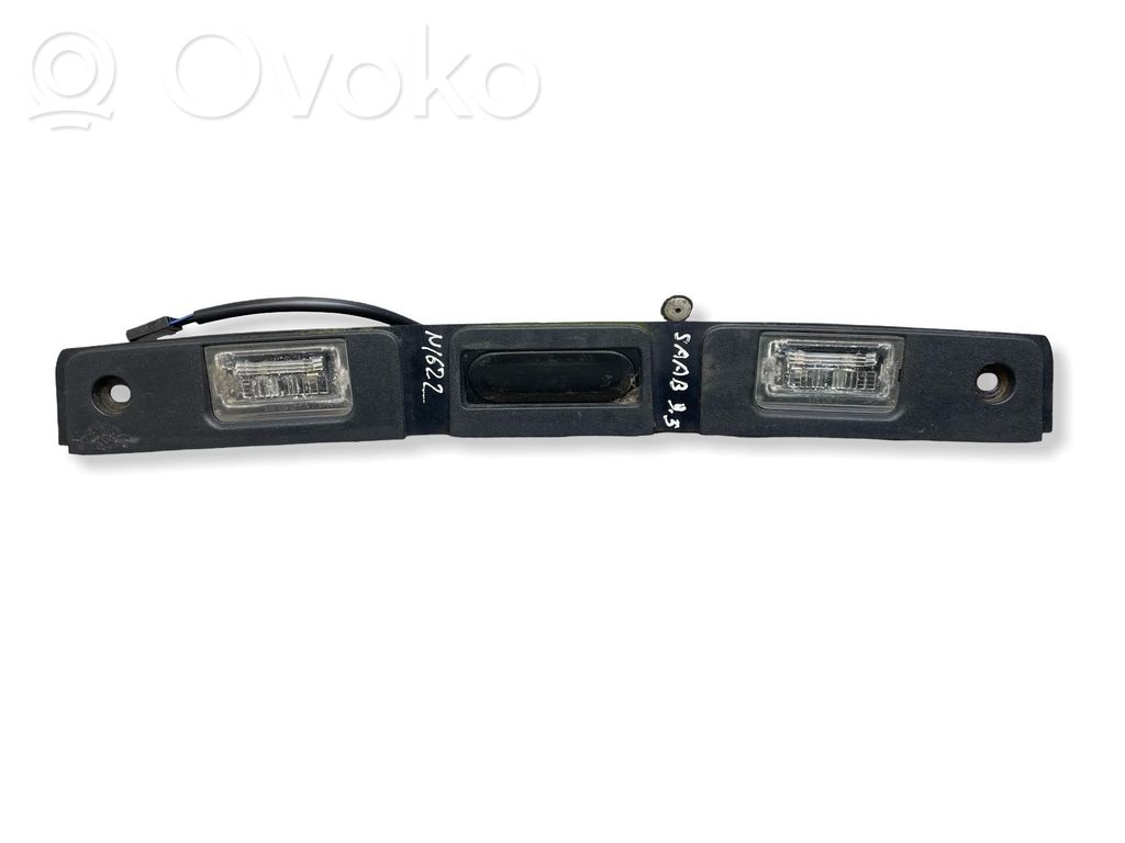 Saab 9-5 Uchwyt / Rączka zewnętrzna otwierania klapy tylnej / bagażnika 