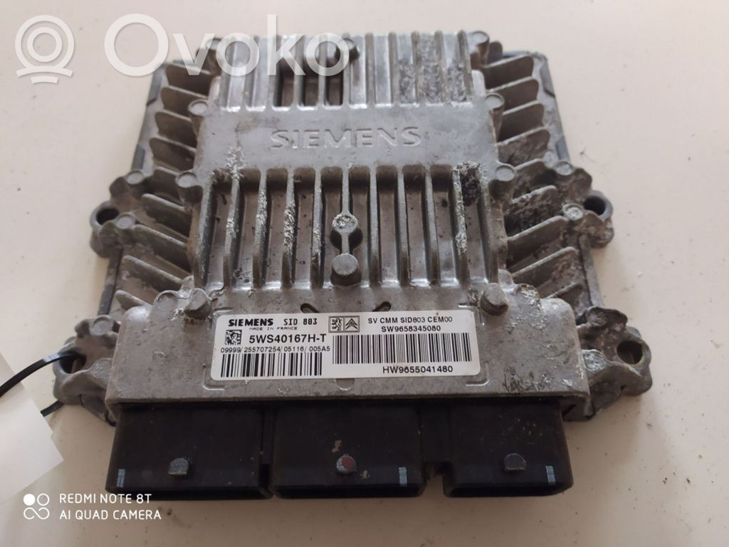 Peugeot 407 Engine control unit/module 