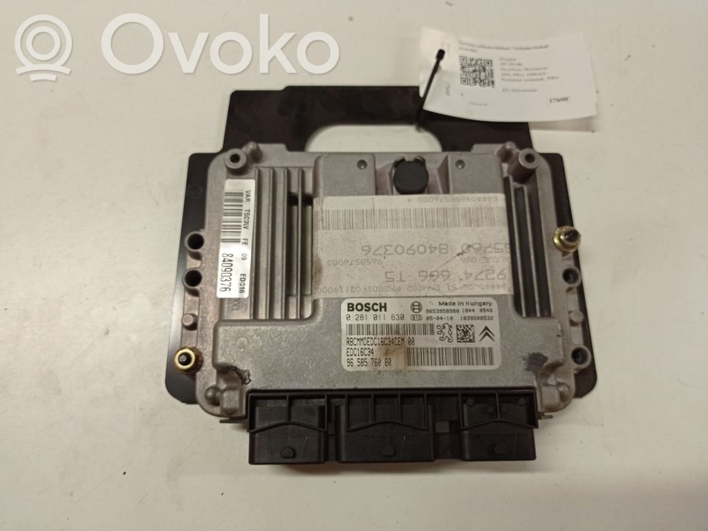 Peugeot 307 Engine control unit/module 