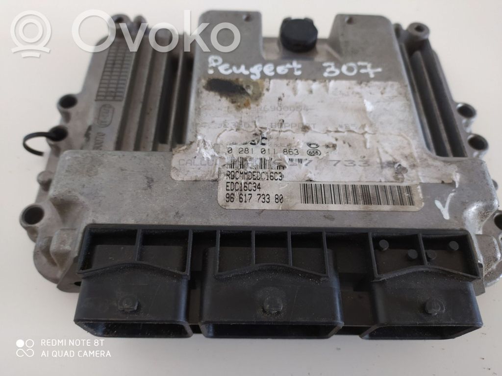 Peugeot 307 Engine control unit/module 