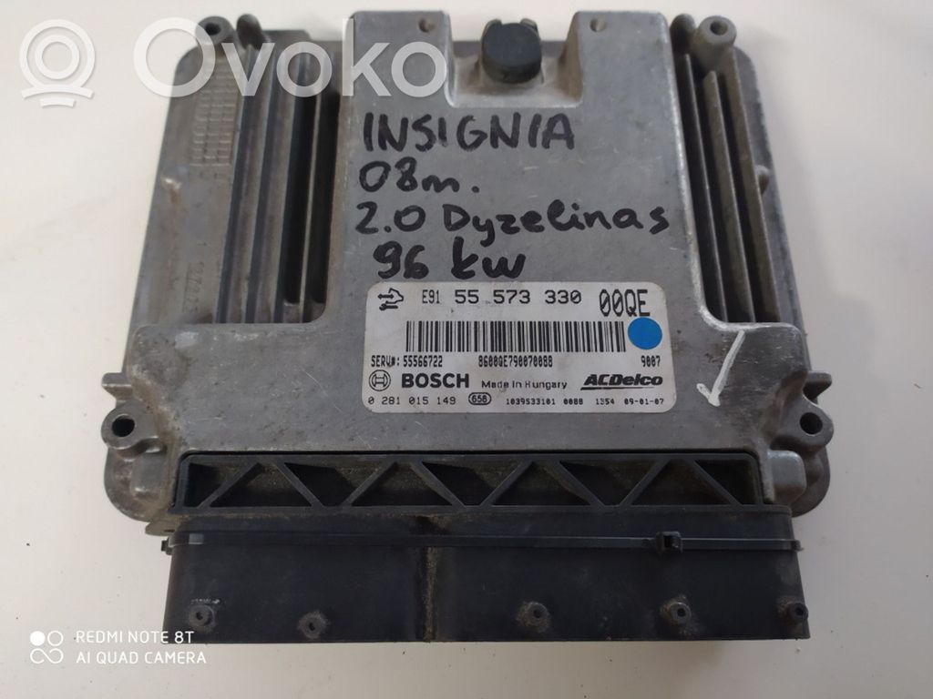 Opel Insignia A Engine control unit/module 