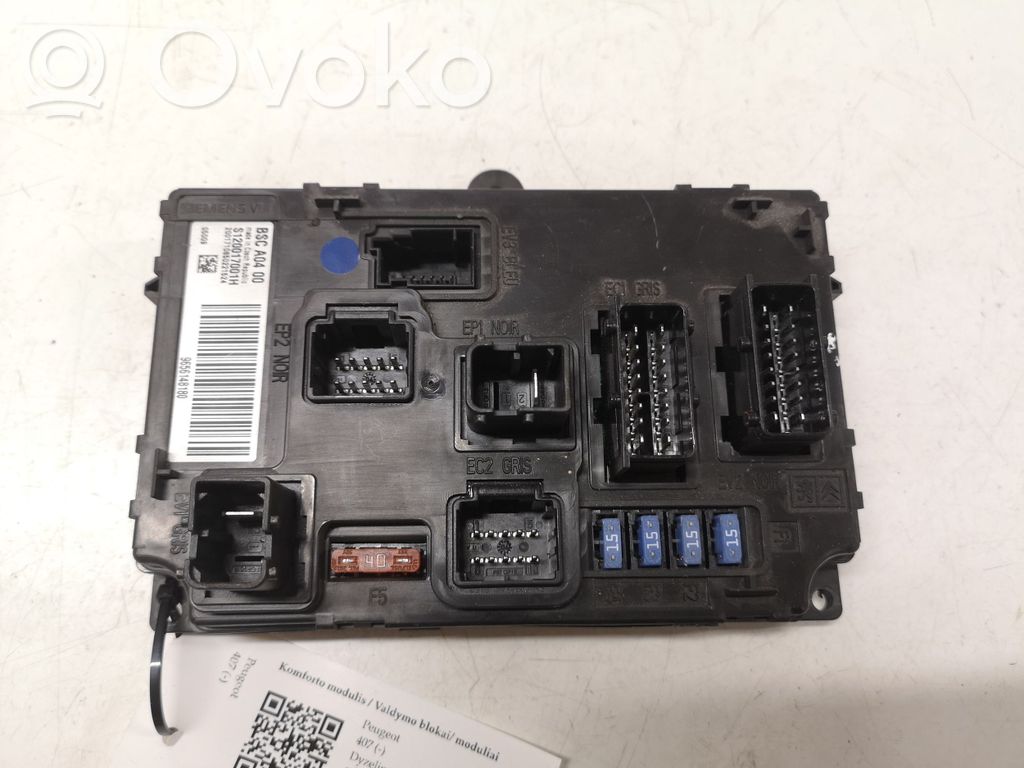 Peugeot 407 Comfort/convenience module 