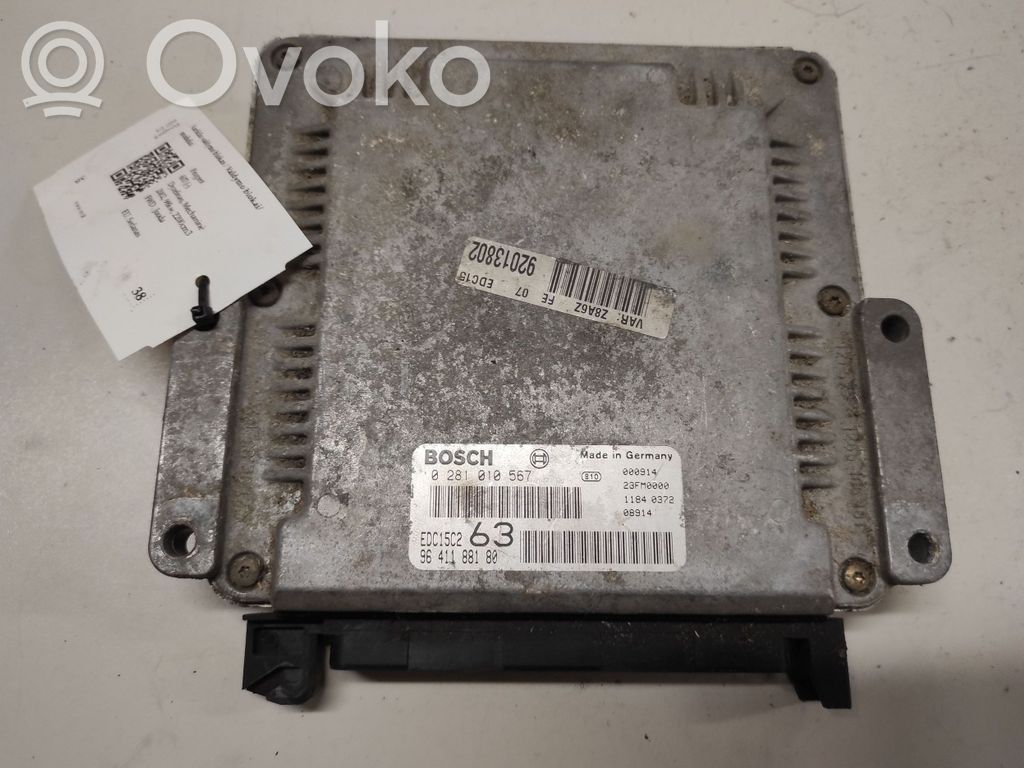 Peugeot 607 Engine control unit/module 