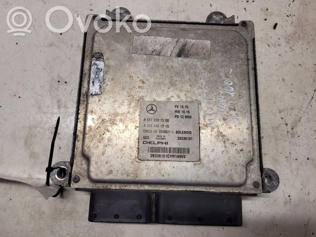 Mercedes-Benz C W204 Engine control unit/module 