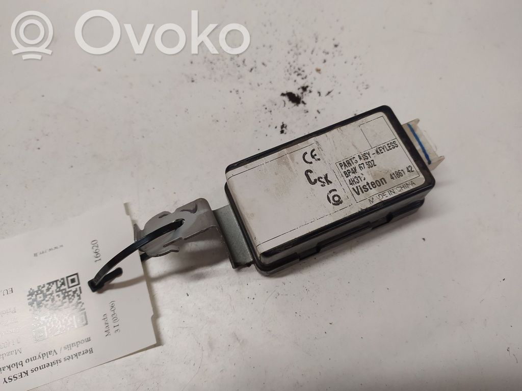 Mazda 3 I Keyless (KESSY) go control unit/module 