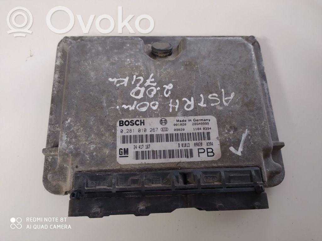 Opel Astra G Engine control unit/module 