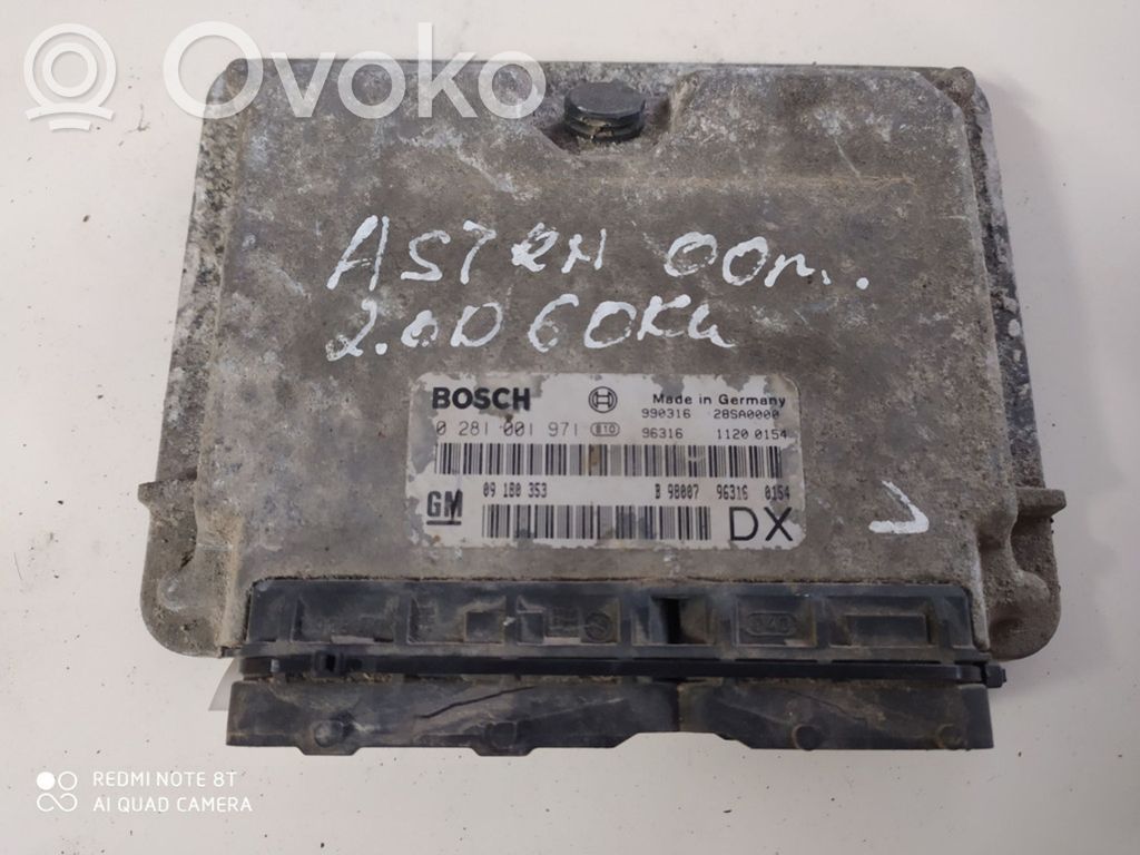 Engine control unit/module   0281001971
