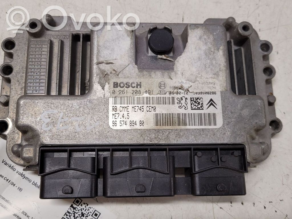 Citroen C4 I Engine control unit/module 
