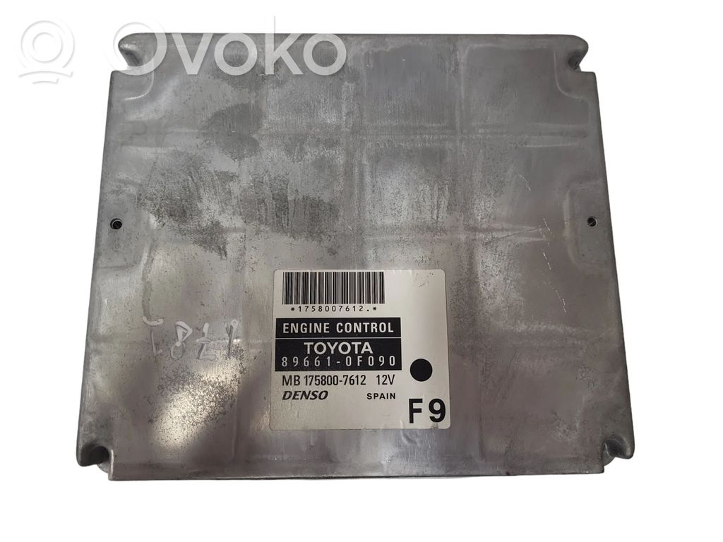 Toyota Corolla Verso E121 Engine control unit/module 