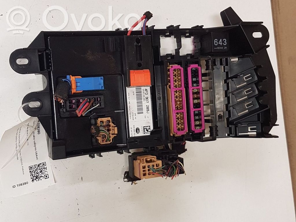Audi A6 S6 C6 4F Komforto modulis 