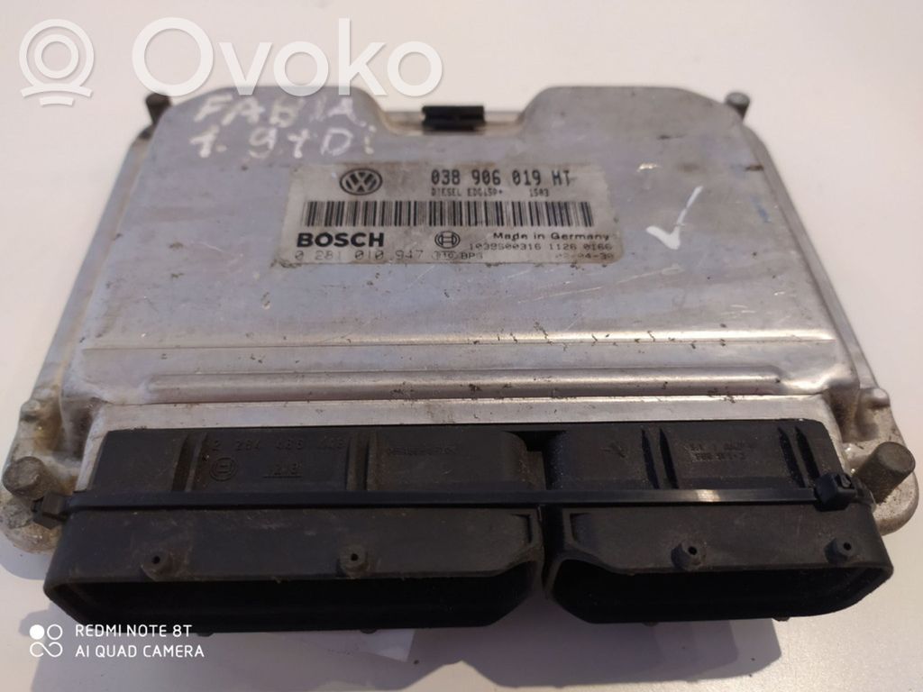 Skoda Fabia Mk1 (6Y) Engine control unit/module 