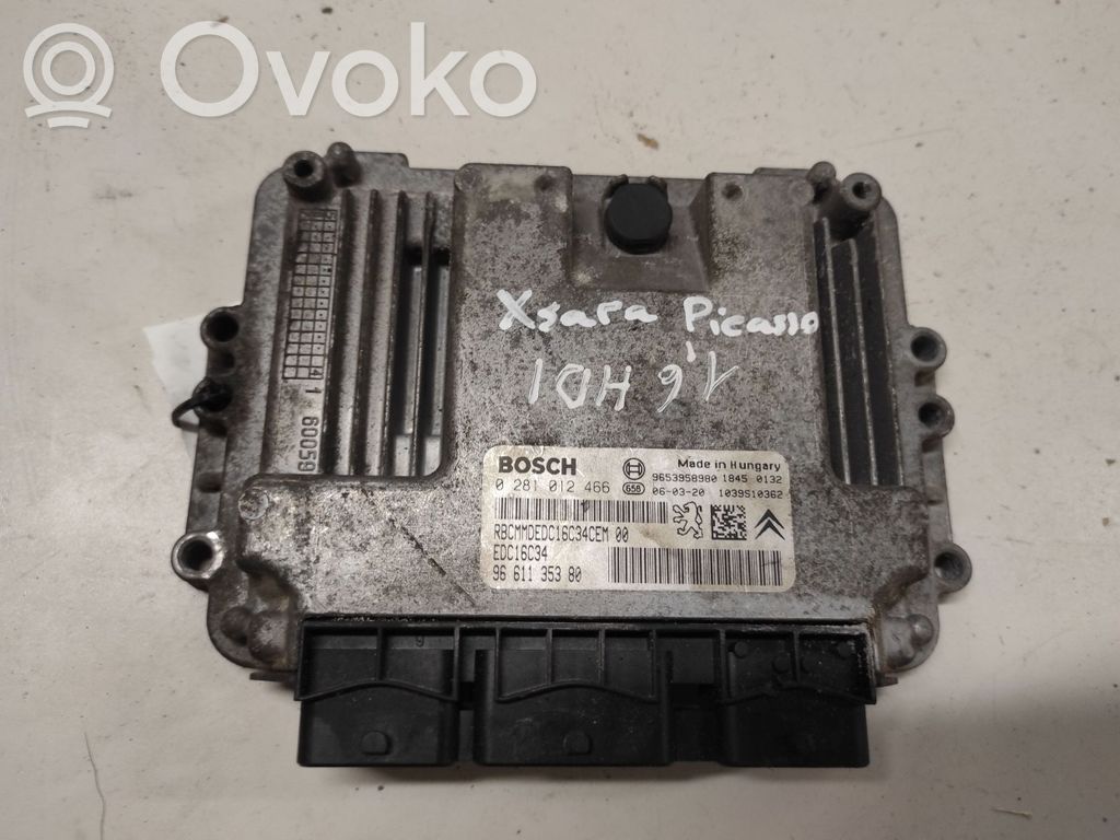 Citroen Xsara Picasso Engine control unit/module 