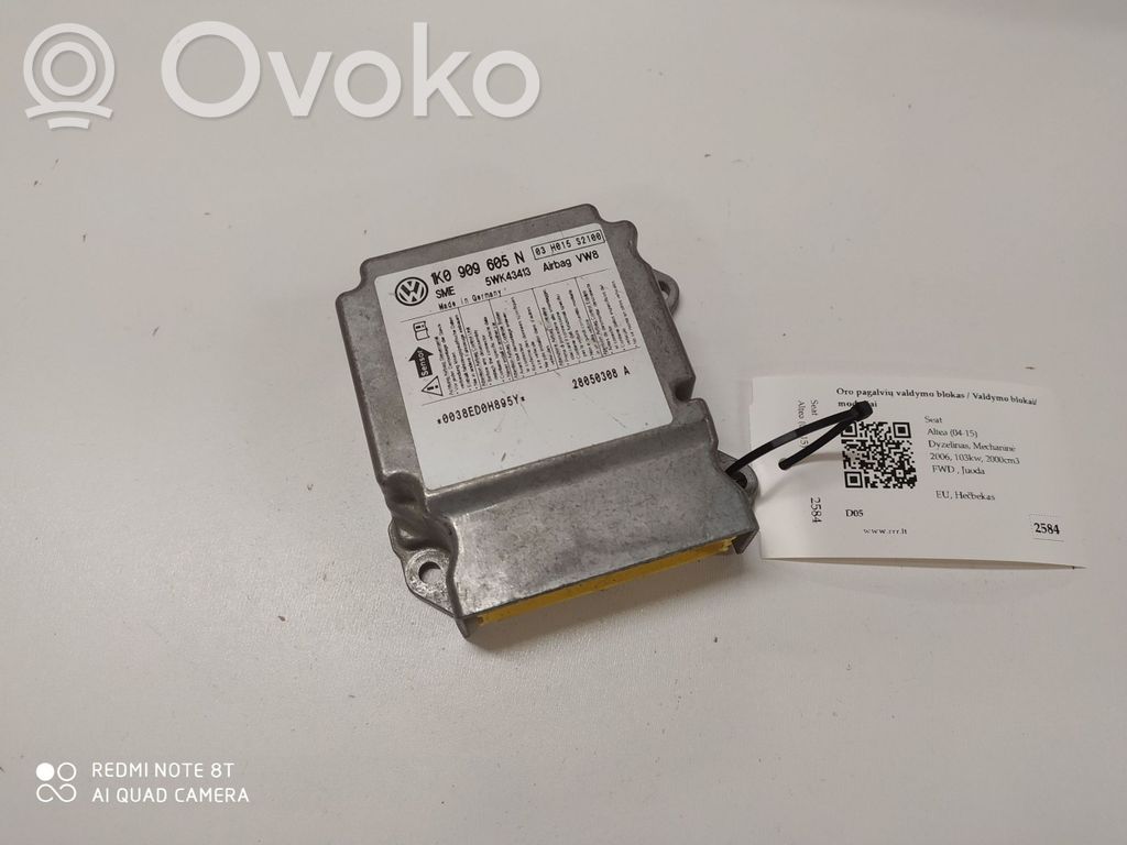 Seat Altea Module de contrôle airbag 