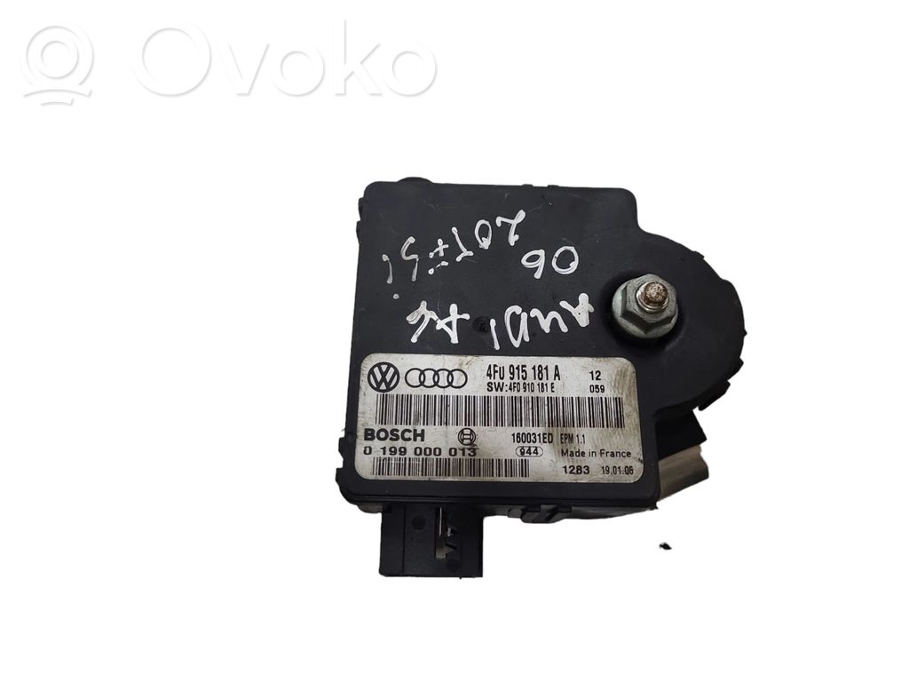 Audi A6 S6 C6 4F Maitinimo valdymo blokas 