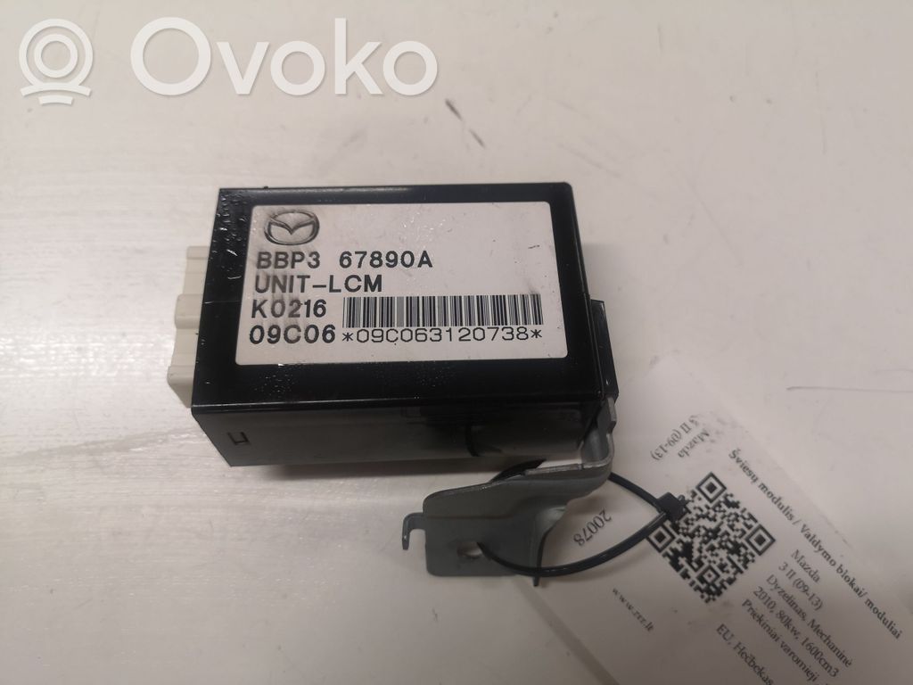 Mazda 3 II Light module LCM 