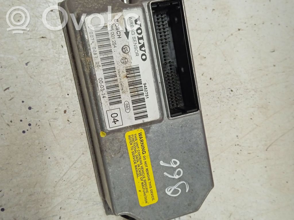 Volvo S80 Airbag control unit/module 