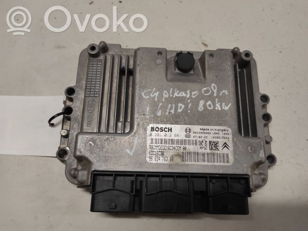 Citroen C4 I Engine control unit/module 