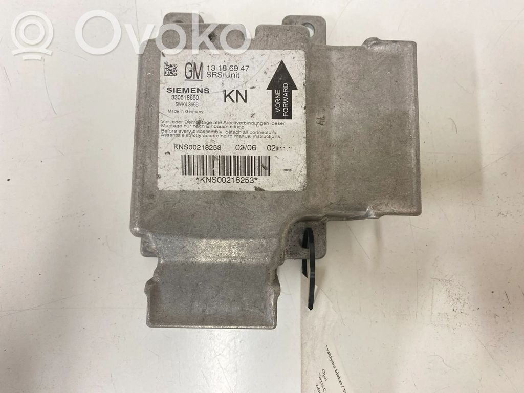 Opel Vectra C Airbag control unit/module 