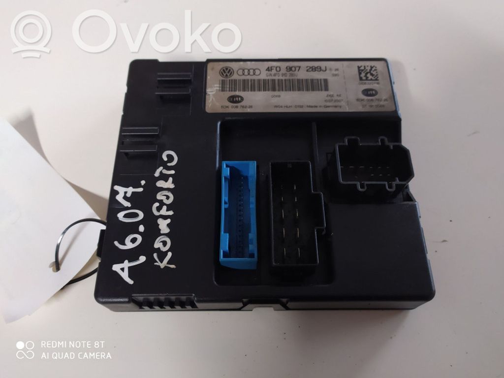 Audi A6 S6 C6 4F Komforto modulis 